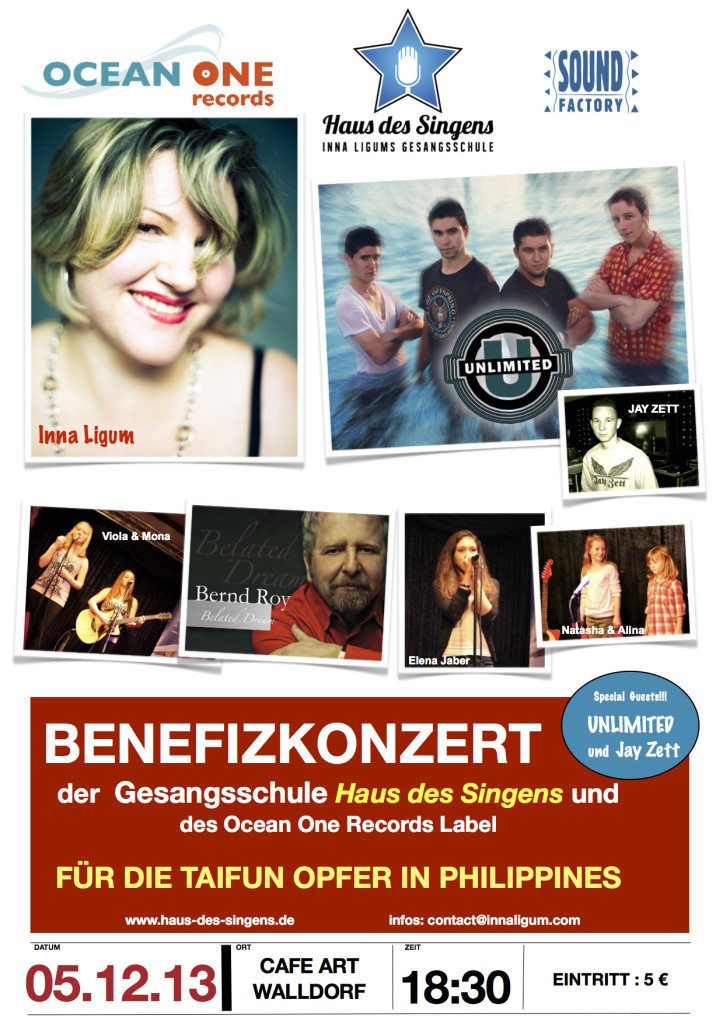 BENEFIZ Konzert Flyer